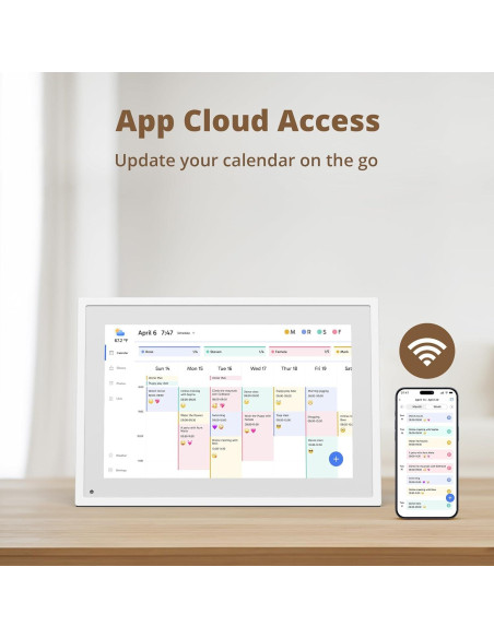 Calendario Digital Dragon Touch 10.1" Pantalla Táctil Inteligente