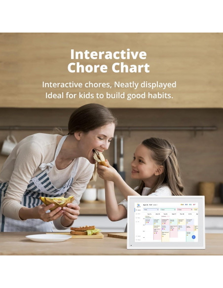 Calendario Digital Dragon Touch 10.1" Pantalla Táctil Inteligente