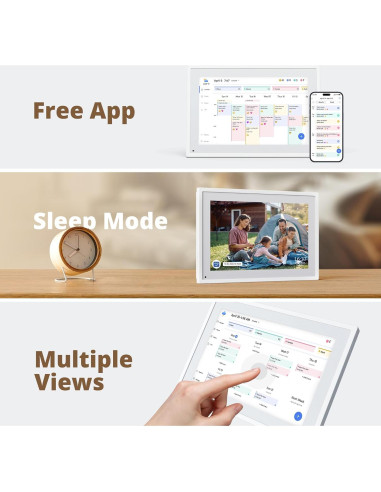 Calendario Digital Dragon Touch 10.1" Pantalla Táctil Inteligente