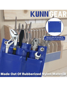 Bolsa de Herramientas KUNN 4 Bolsillos para Bomberos Azul 2