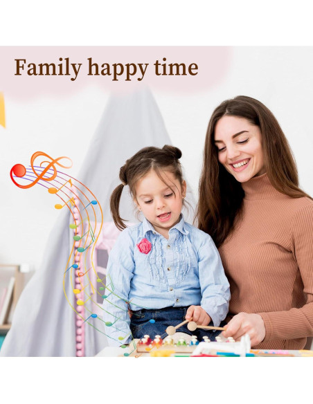 2 Mallets de Madera para Xilófono 19.8 cm - Instrumentos de Percusión