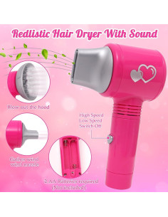 Set de Juguetes de Salón de Belleza FUNCREVITY con Accesorios 2