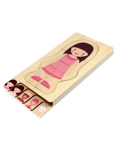 Rompecabezas de Estructura Corporal DECHOUS de Madera 30x14 cm