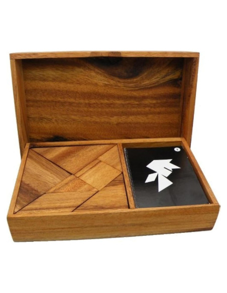 Juego de Rompecabezas Tangram de Madera Winshare - 14 Piezas