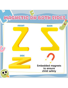 Kit de Letras Magnéticas VioraWhite ABC 26 Piezas Silicona 2