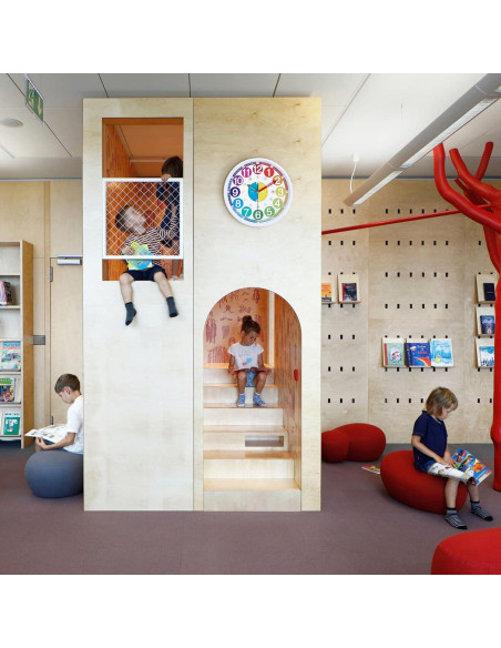 Reloj de Pared Silencioso Lafocuse 30 cm para Niños