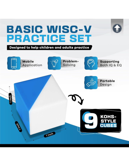 Conjunto de Práctica WISC-V Prfc.NL - 45 Actividades y 9 Cubos