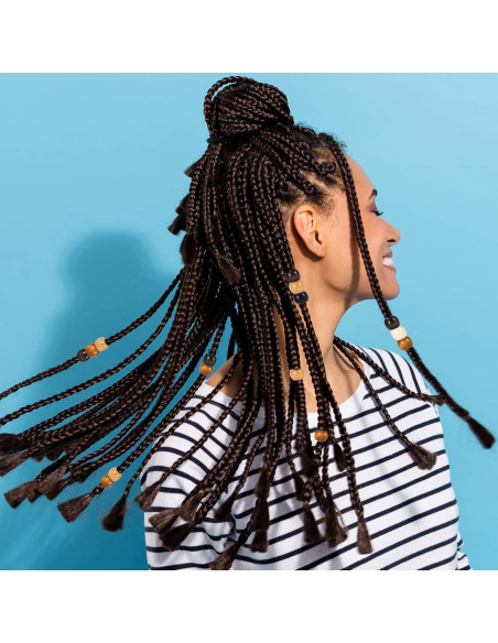 100 Perlas de Madera Vintage Pndeyo 9x10mm para Joyería DIY