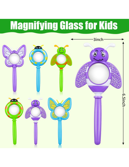 Lupa de Insectos para Niños TORINALITAL 3 Pcs Colorida 16.5 cm Lupa de Insectos para Niños TORINALITAL 3 Pcs Colorida 16.5 cm