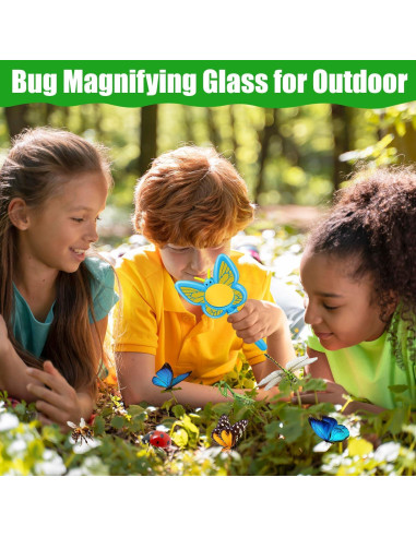 Lupa de Insectos para Niños TORINALITAL 3 Pcs Colorida 16.5 cm