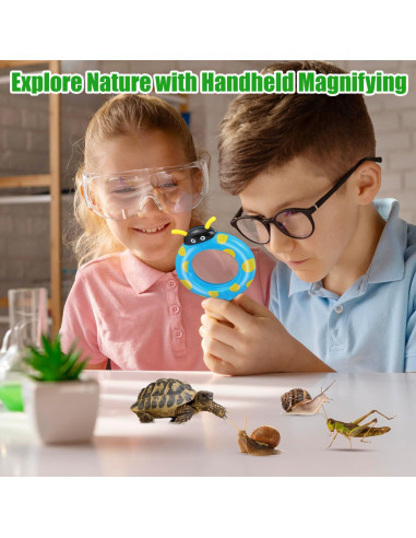 Lupa de Insectos para Niños TORINALITAL 3 Pcs Colorida 16.5 cm