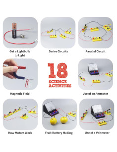 Kit de Experimentos de Electricidad y Magnetismo Teenii - Ciencia STEM 8-16 Años 2