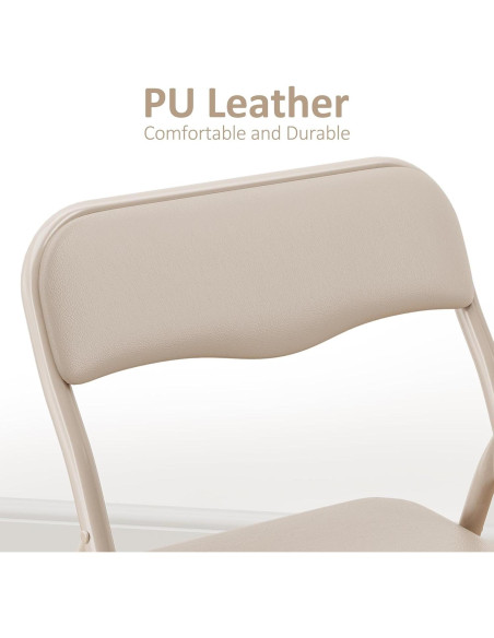 Conjunto de Mesa y Sillas Plegables GAOMON para Niños Beige