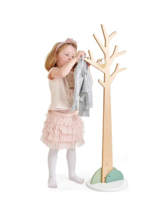 Perchero de Madera Tender Leaf Toys para Niños - Natural 2
