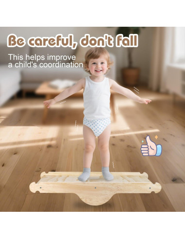 Juego de Triángulo de Escalada Montessori 7-en-1 Madera Pastel