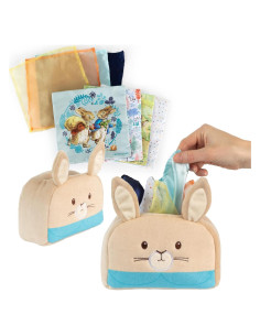 Caja de Pañuelos Sensorial Kids Preferred Peter Rabbit 8 Piezas