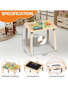 Mesa de Actividades Multifuncional Himold para Niños 6-36 Meses 2