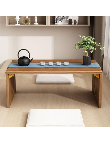 Mesa de café plegable Ekjkldo FD3 de bambú 80 cm