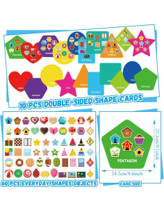 Juego de Clasificación de Formas Halloscume 70 Piezas para Niños 2