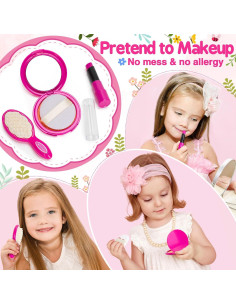 Juguete de bolso Officygnet para niñas 1-3 años con maquillaje 2