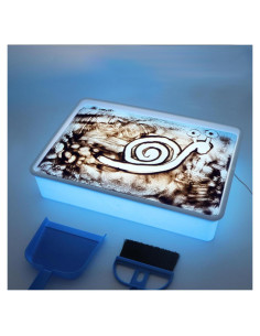 Mesa de Luz SueLuxDesigns para Niños - Caja de Pintura con Arena