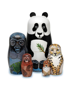 Muñecas Rusas Matryoshka Bits and Pieces - Juego 5 Piezas 14 cm