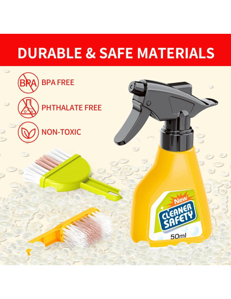 Juego de Carrito de Limpieza Pupu Pig para Niños - Rojo