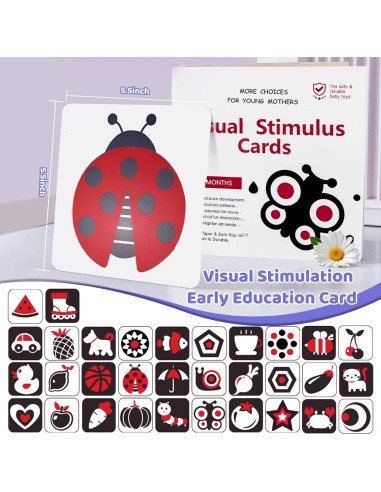 Juguetes Sensoriales Montessori Starrykids en Blanco y Negro