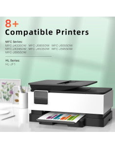 Cartuchos de tinta LC406 compatibles Brother - Paquete de 4 2