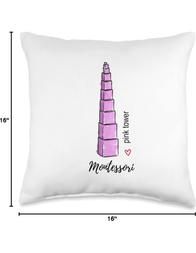 Almohada de Lanzamiento 40x40 cm Belleza de Montessori