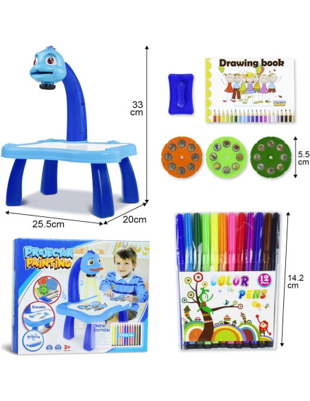 Mesa Proyectora de Dibujo BAKAM para Niños 3 a 6 Años