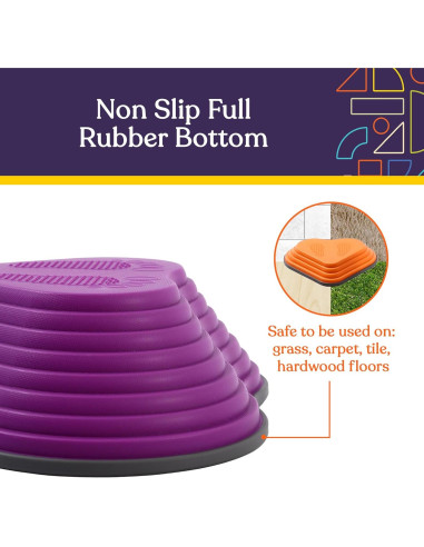 Piedras de Equilibrio Suministros Especiales Multicolor 12 Piezas