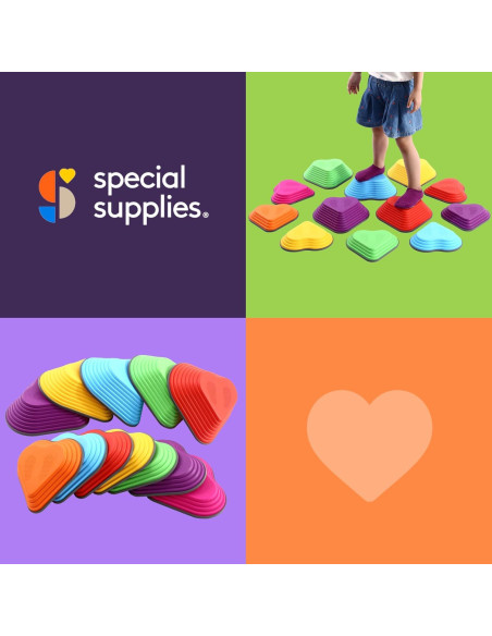 Piedras de Equilibrio Suministros Especiales Multicolor 12 Piezas