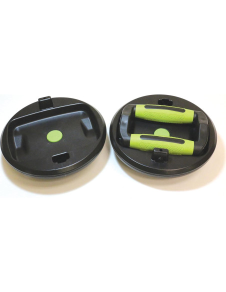 Pods de Flexión Portátiles GoFit GF-RPP - Plástico Negro Grande