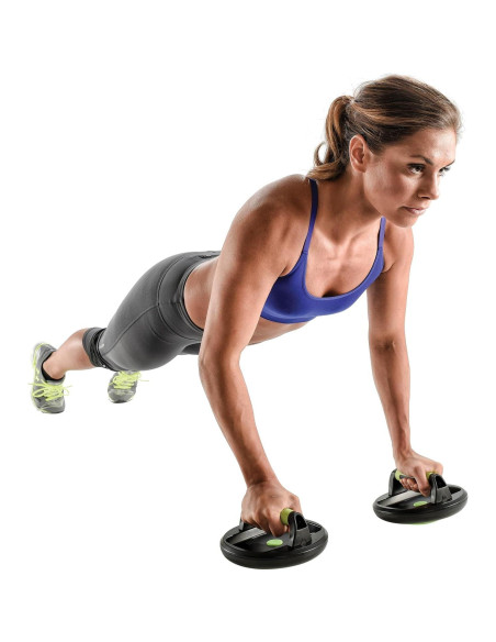 Pods de Flexión Portátiles GoFit GF-RPP - Plástico Negro Grande