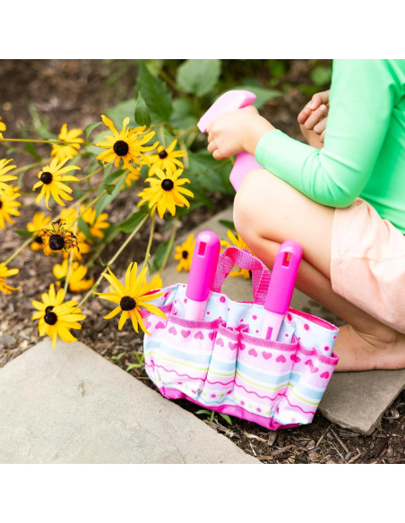 Juego de Jardinería Infantil Melissa & Doug con Tote y Herramientas