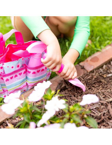 Juego de Jardinería Infantil Melissa & Doug con Tote y Herramientas