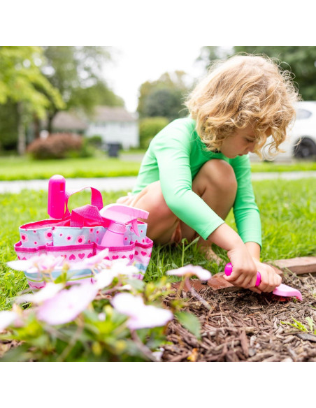 Juego de Jardinería Infantil Melissa & Doug con Tote y Herramientas