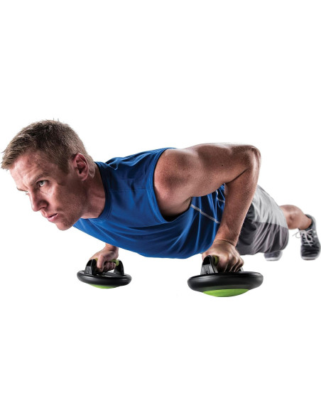 Pods de Flexión Portátiles GoFit GF-RPP - Plástico Negro Grande