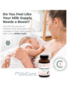 Suplemento de Lactancia Oro Blanco Milkcare 60 Cápsulas Veganas 2