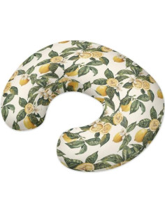 Funda de Almohada de Lactancia Daulesho Hojas de Limón Vintage 2