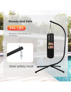 Soporte para Silla Hamaca FDW - Acero Resistente 181 kg 2