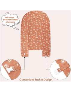 Funda de Cuna para Bebé Snuggle Me 90x50cm Algodón Arcoíris 2