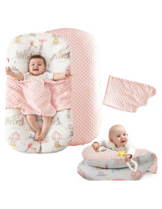 Cojín para Bebé Brunees 2-en-1 Algodón Rosa 95.2x54.9cm