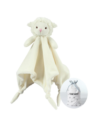 CREVENT Manta de Seguridad para Bebés Oveja 34x34cm