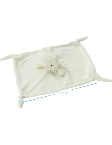 CREVENT Manta de Seguridad para Bebés Oveja 34x34cm