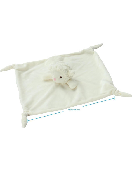 CREVENT Manta de Seguridad para Bebés Oveja 34x34cm