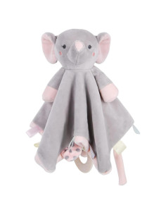 Manta de Seguridad para Bebé Vicloon Elefante Algodón Gris-Rosa