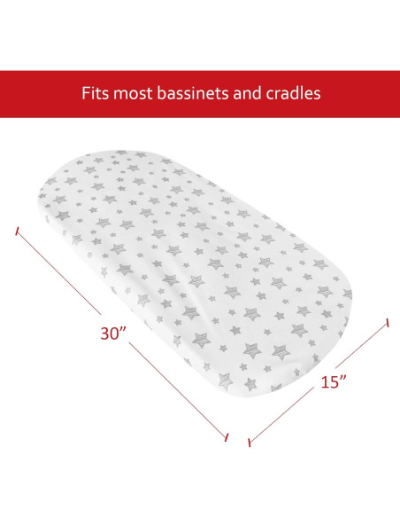 Sábanas Impermeables para Cuna Moonsea 76x38 cm 2 Piezas Sábanas Impermeables para Cuna Moonsea 76x38 cm 2 Piezas