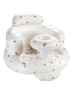 Asiento Inflable para Bebé Oliva con Bandeja y Bomba - 3 a 36 Meses
